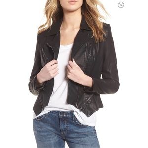Faux Leather Moto Jacket